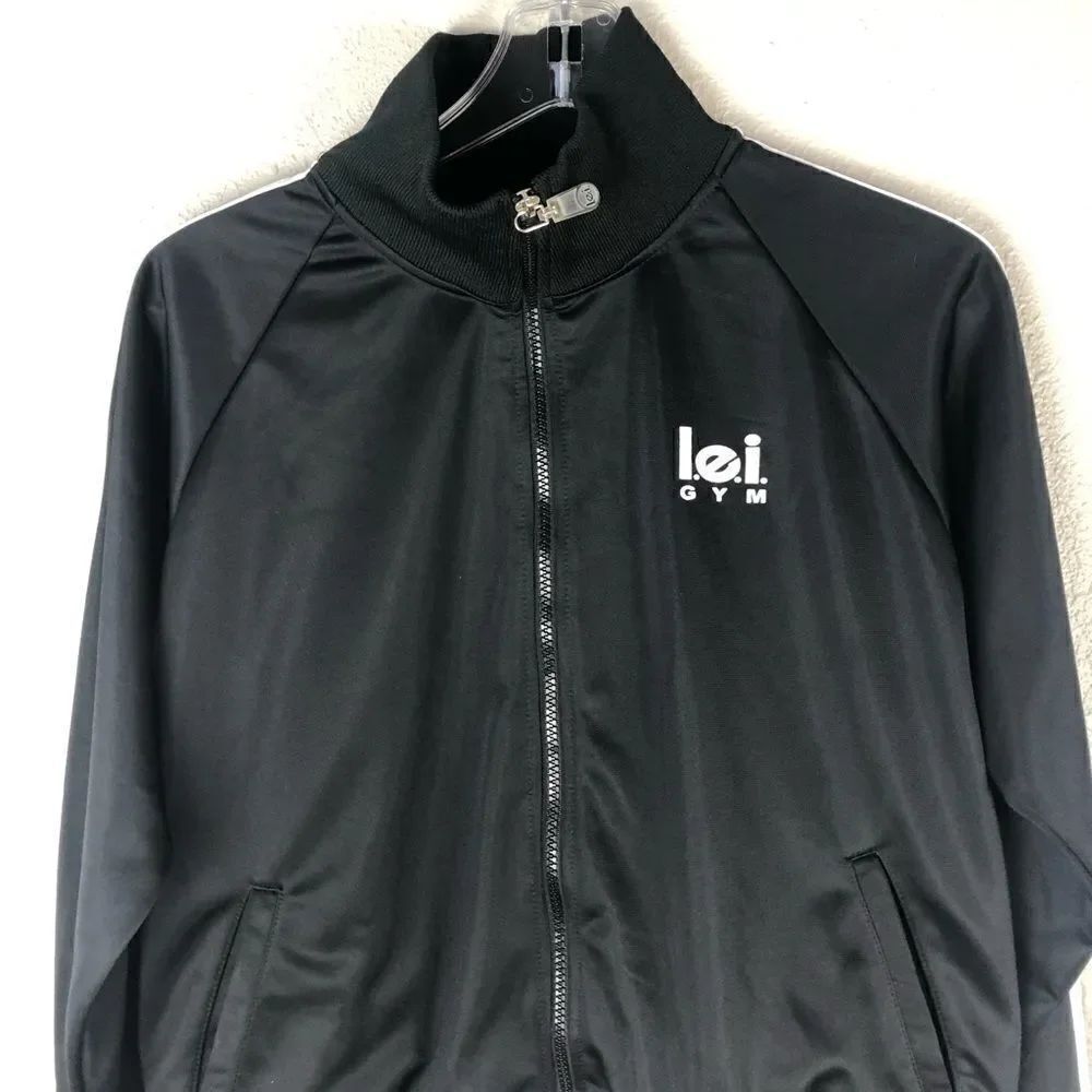 NWT L.E.I. Gym Matching Zipper Sweat Jacket & Pant - Picture 1 of 8